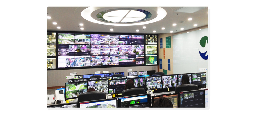 북구 CCTV 통합관제센터 내부 사진