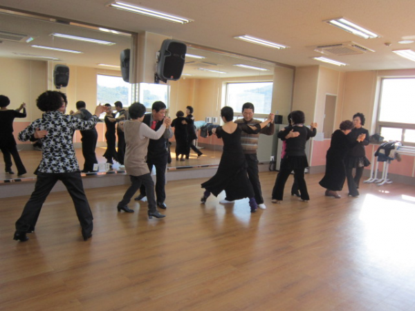 중산문화센터 댄스스포츠 수업전경(2012.2기)