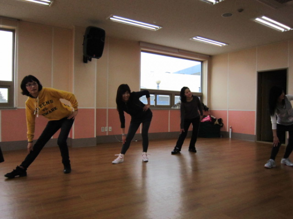 중산문화센터 가요댄스 수업전경(2012.2기)