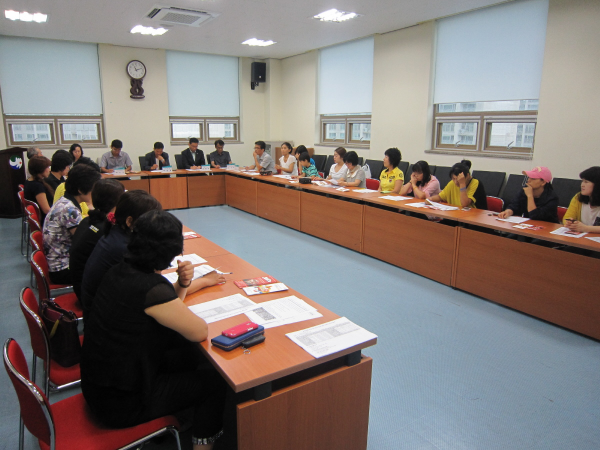 2012년도 제3기 주민자치센터 프로그램 임원진과의 간담회 개최