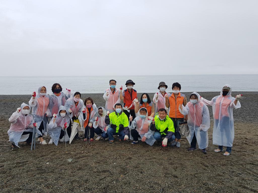 통정회 산하해변 환경정비활동