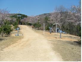 염포(신전) 뒷산 체육시설 시설물전경 이미지